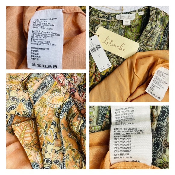 NWT Anthropologie x Le Me Be - Lara Pintucked Blouse 8 - Picture 9 of 11